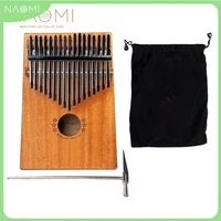 naomi 17 keys kalimba thumb piano thumb finger piano 17 keys sapele wood kalimba musical instrument new