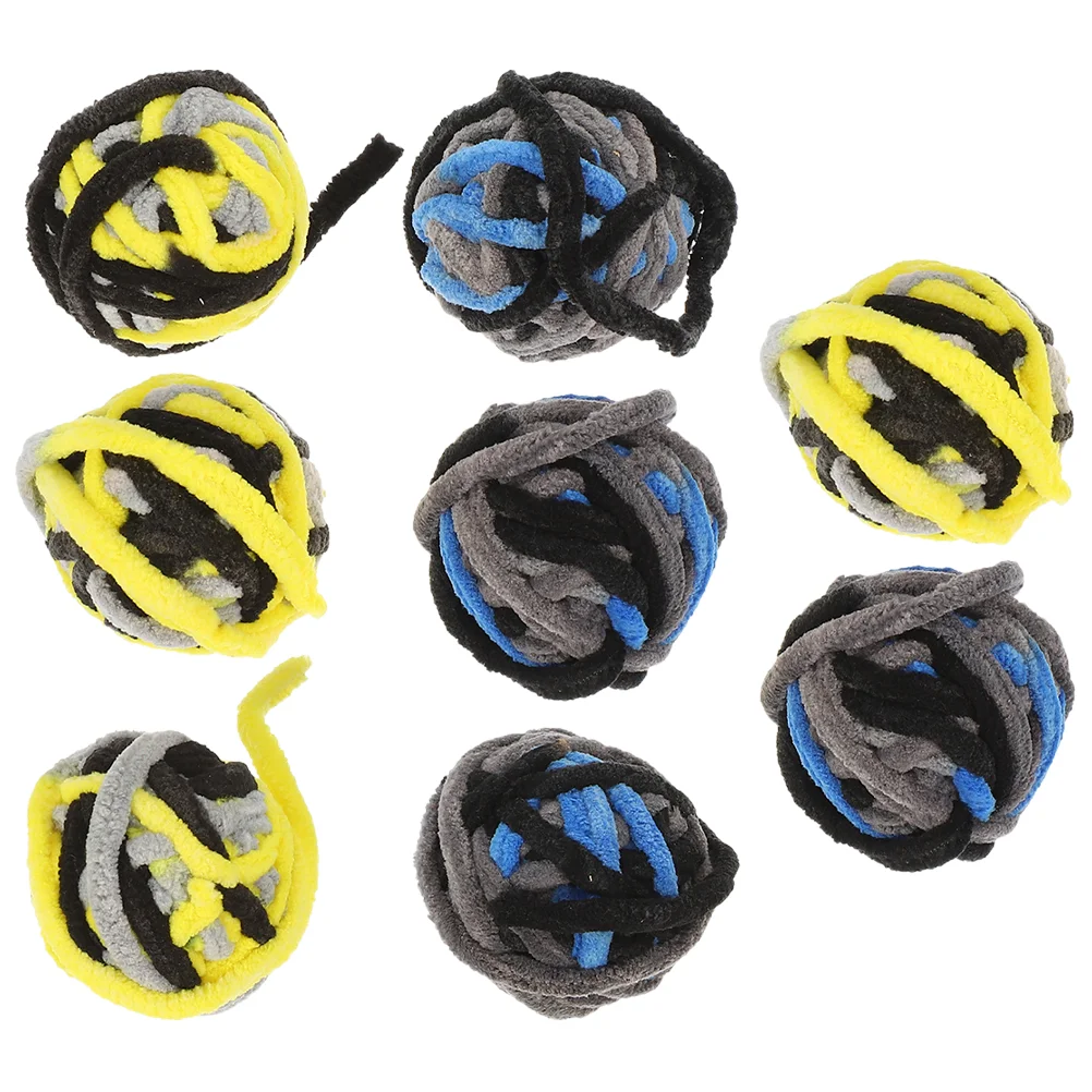 

8 Pcs Aesthetic Cat Toys Interactive Kitten Indoor Cats Scratcher Ball Balls Scratching Built-in