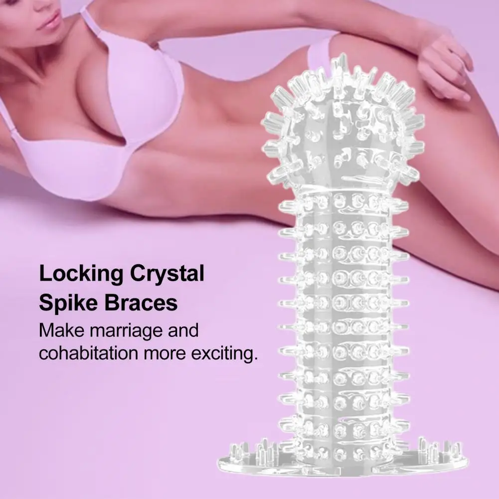 Очень толстый легкий многофункциональный прозрачный удлинитель для пениса