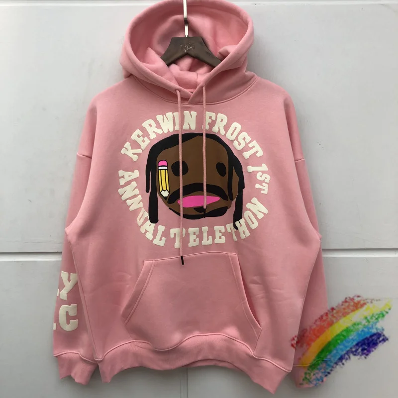 

PINK BLUE CPFM.XYZ FOR FROST Hoodies Men Women Best Quality Kanye West Pullover Hoody Loose CPFM Sweatshirts