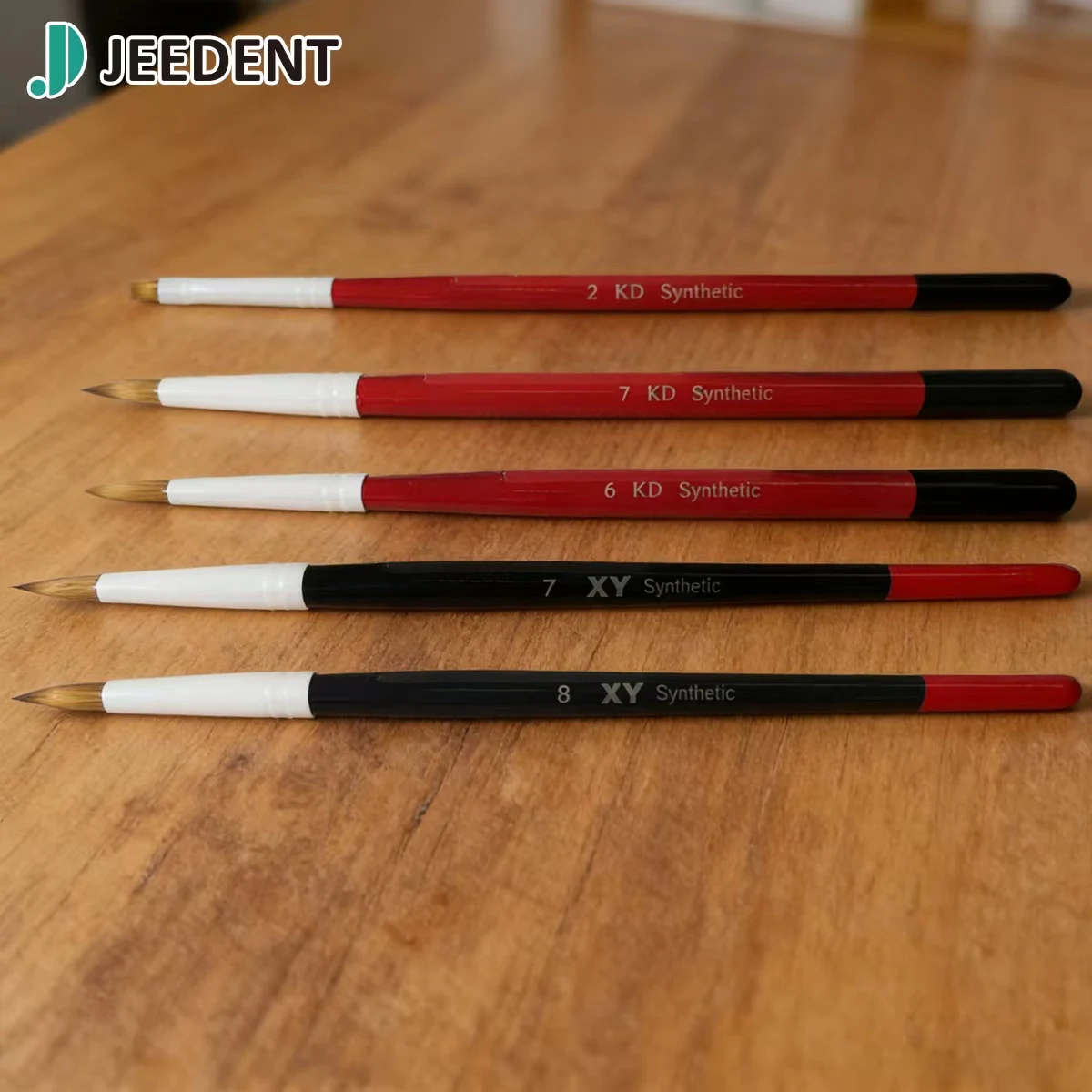 Фото JEEDENT 1 шт. Зуботехническая кисть-ручка для работы с фарфором - Профессиональный инструмент для моделирования глазури при реставрации зубов в зуботехнической лаборатории №3