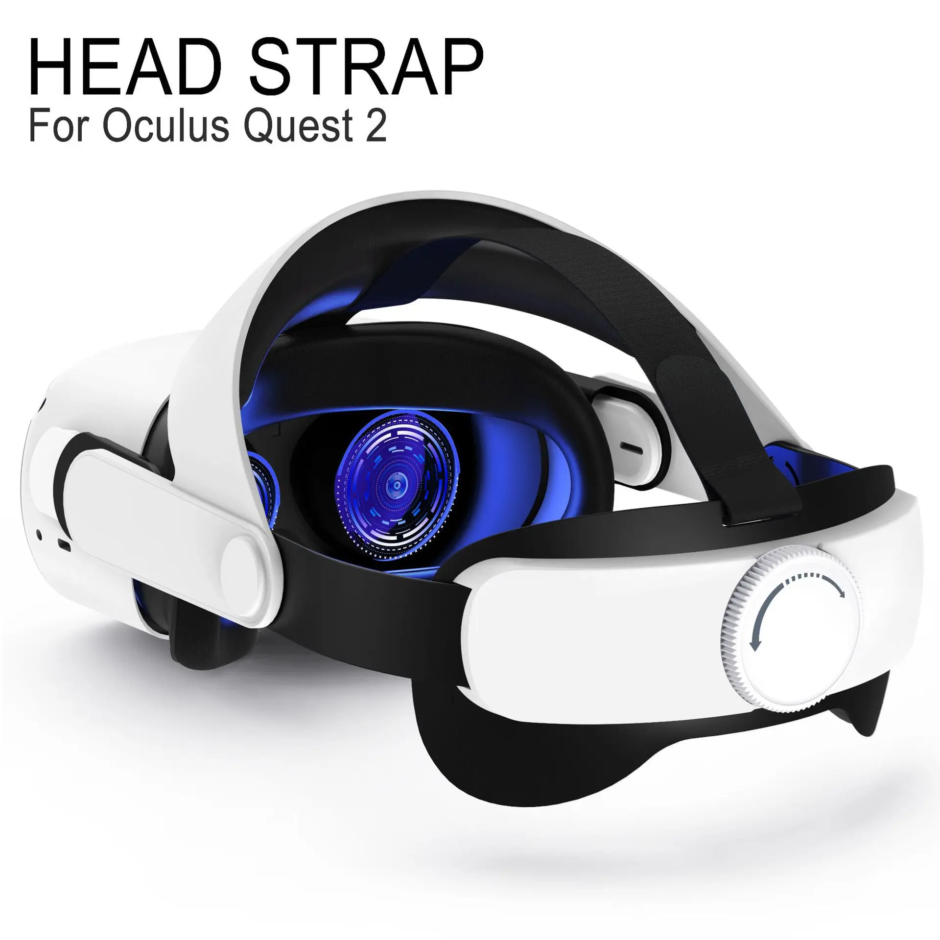 

New Vr Glasses Accessories Elite Headband Adjustable Simple Version Comfortable Replacement Oculus Quest2 Head Wear