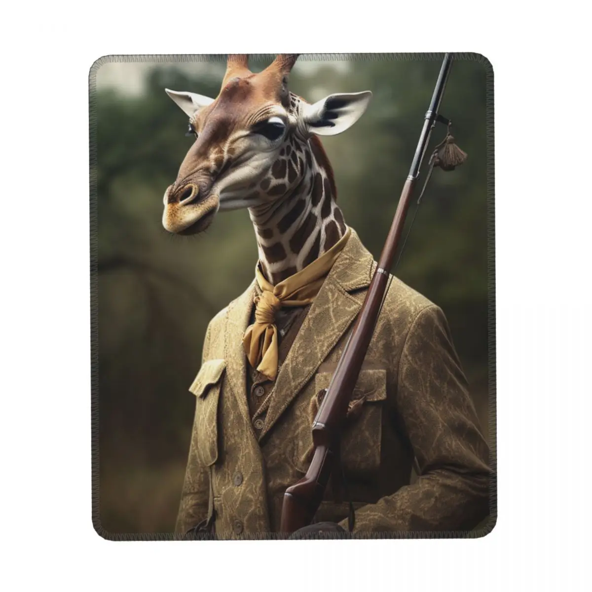 

Giraffe Vertical Print Mouse Pad Hunting Animal Table Rubber Mousepad Simple Anti Fatigue Cute Mouse Pads