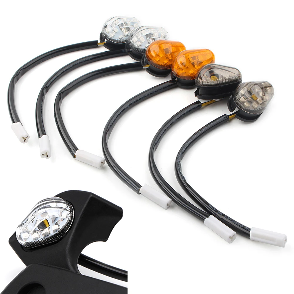 1 пара светодиодных ламп указателя поворота мотоцикла для YAMAHA FZ10 FZ09 FZ07 FZ03 FZ25 FJ-09 XSR