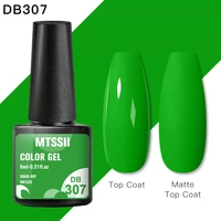 mtssii green uv gel nail polish top uv led gel nail art varnish hybrid soak off gel lacquer lucky nail paint gel polish gellak