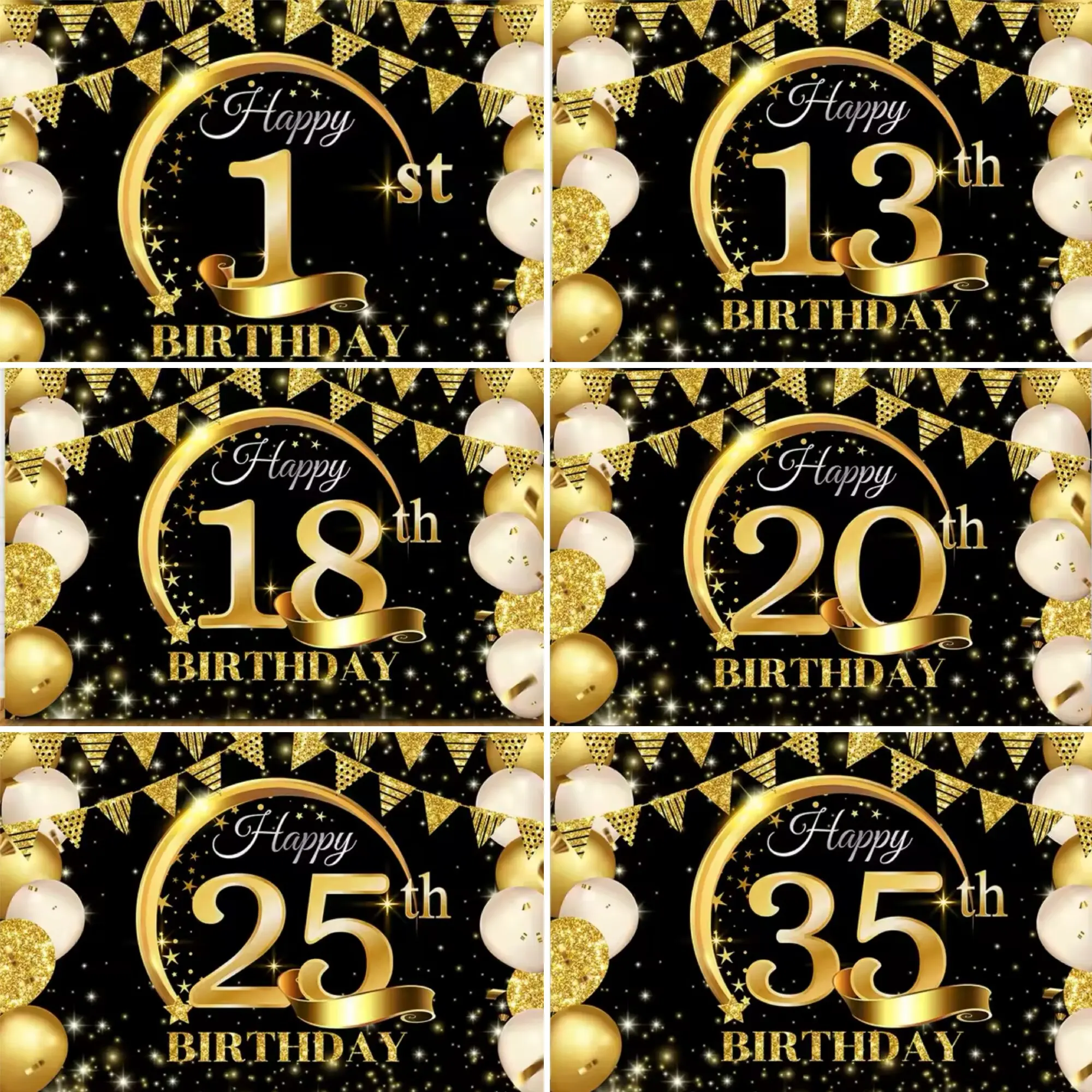 Фон для фотосъемки с изображением дня рождения