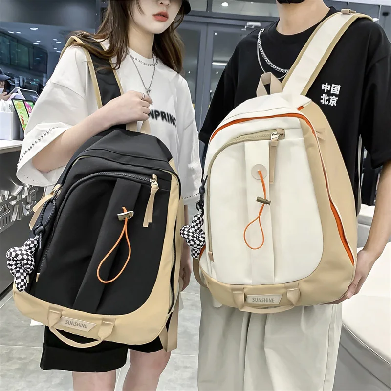

Qyahlybz Men's Large Capacity Travel Backpack Casual Junior High School Students Backpacks College Boys And Girls Schoolbag