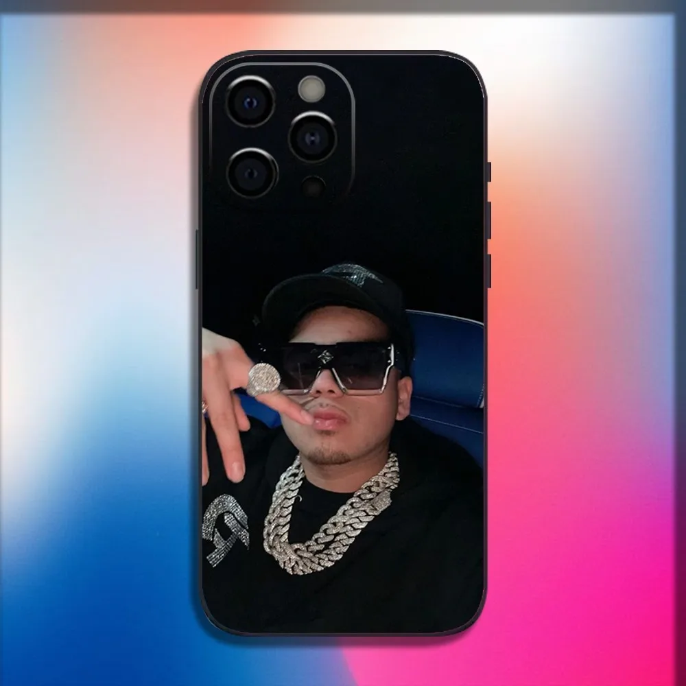 Чехол для телефона Rapper JOP F-Fuerza Regida iPhone 16 15 14 13 12 11 Pro X XS Max XR Plus Mini Soft Black Cover
