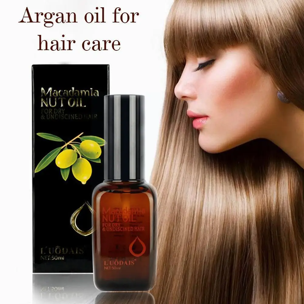 

50ML Multi-functional Moroccan Argan Hair Oil Hair Damage Moisturizing Dry Treatments Oils Scalp Nourish Repair Absorbed S4G5