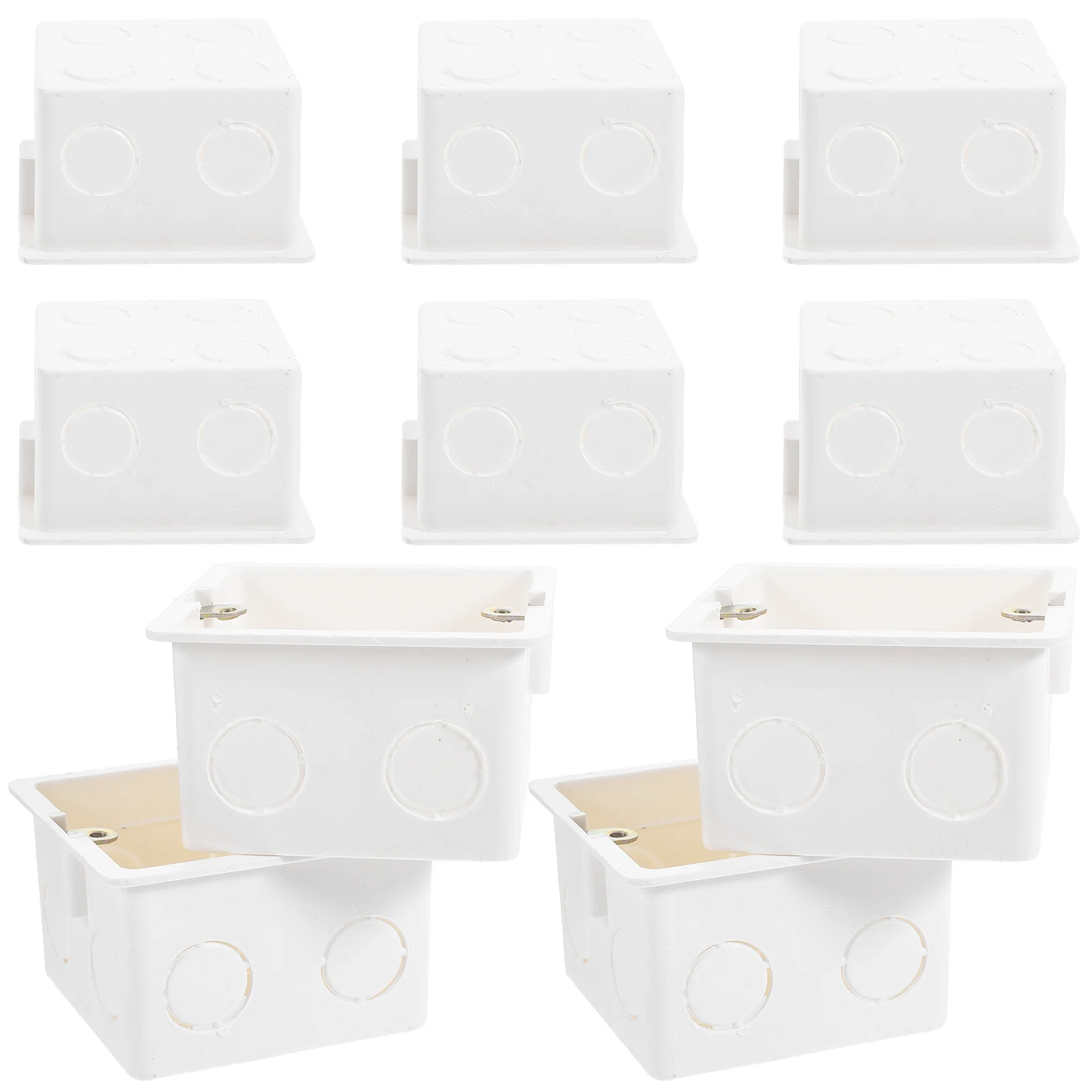 

10pcs 86 Type Wall Socket Box Installation Box Switch Installation Boxes