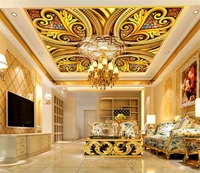 european style custom 3d ceiling photo wallpaper for living room bedroom ceiling mural 3d wallpaper