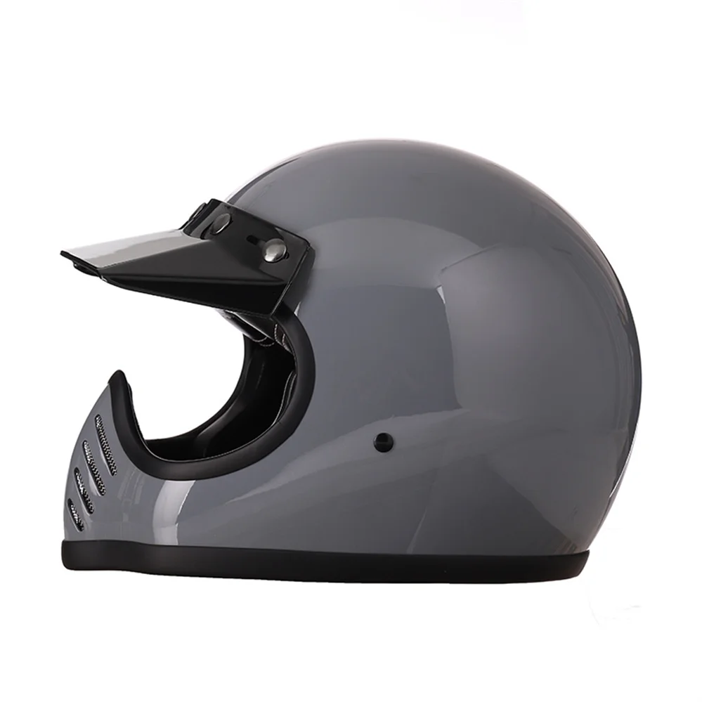 

Классический мотоциклетный шлем серии Moto-03, винтажный мотоциклетный шлем на все лицо, Японская технология, ручная работа, всесезонный, Воздухопроницаемый, в Корейском стиле, DOT ECE