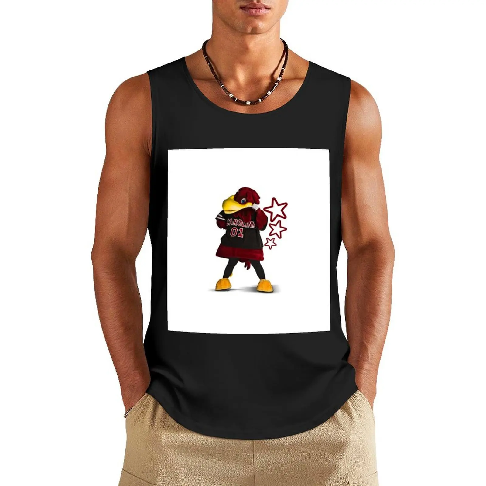 usc талисман - майка Cocky мужская футболка без рукавов спортивная одежда