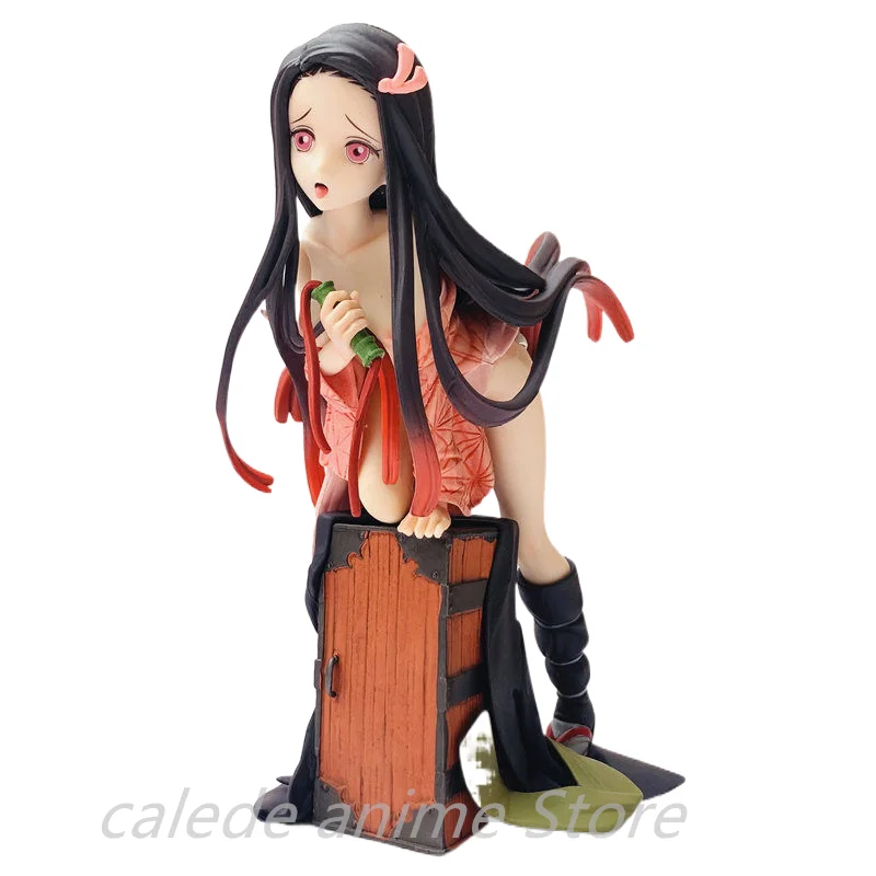 

GK Demon Slayer Figure Kamado Nezuko Japanese Anime Blade of Demon Destruction PVC Action Figure Toy Collection Model Doll 20CM