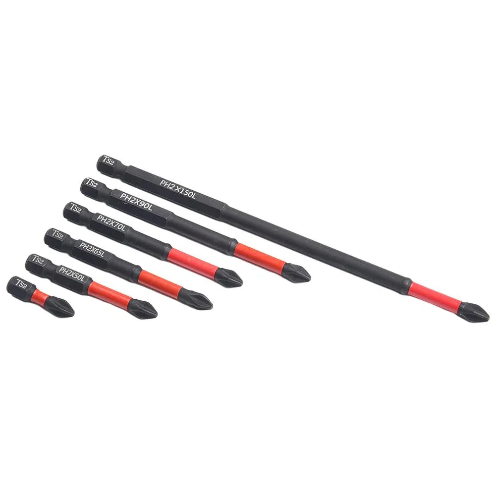 6 шт. 25-150 мм Магнитная специальная шлицевая крестовая отвертка головка из