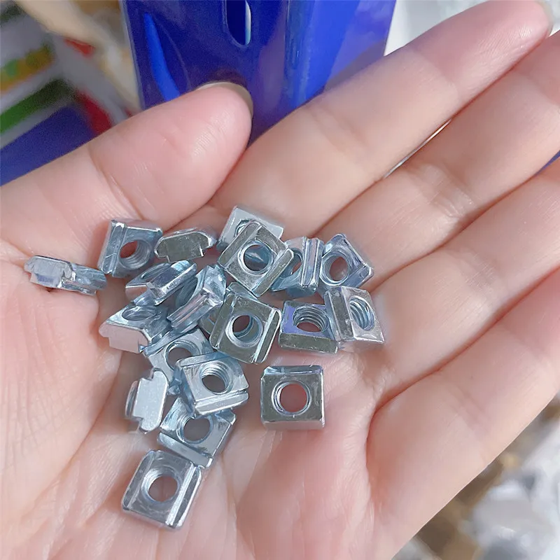 

40pcs/lot 2020 series T Sliding Nut Block Square nuts M3 M4 M5 M6 for 2020 Aluminum Profile Slot 6 Aluminum connector Accessor