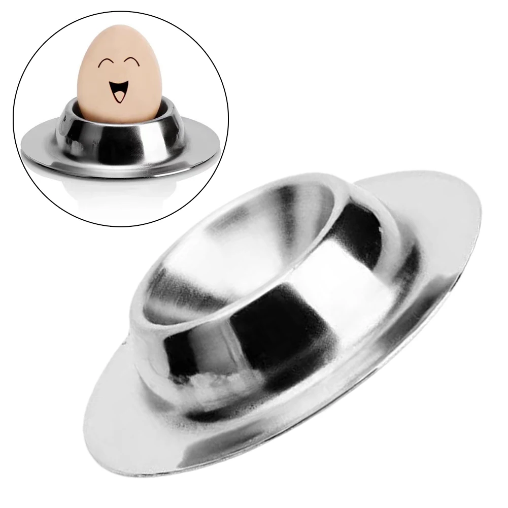 

1pcs Egg Cup Egg Tray Stainless Steel Soft Boiled Egg Cups Holder Stand Dishwasher Safe Egg Tools Kitchen Gadgets