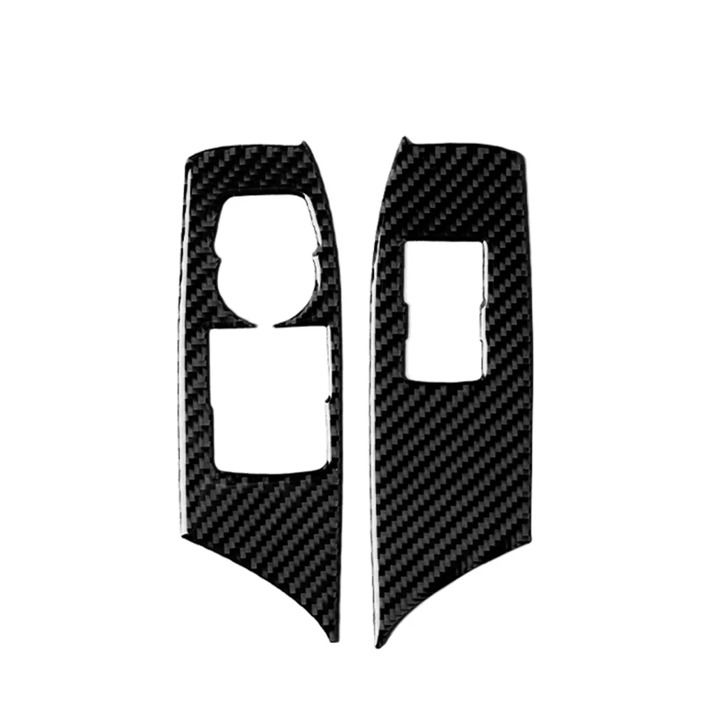 

2 в 1 Автомобильная панель стеклоподъемника из углеродного волокна декоративная наклейка для Chevrolet Camaro 2017-2019