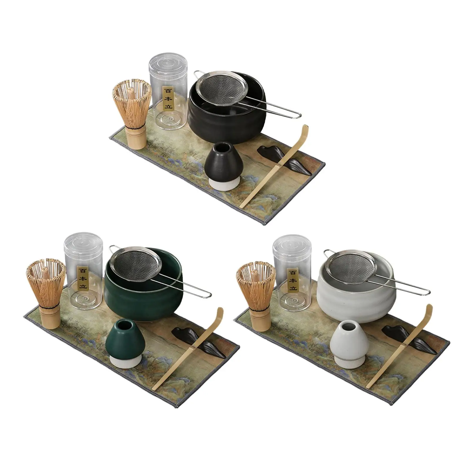 

Чайный сервиз маття, набор для чайной церемонии маття, искусственная ложка, керамический держатель для венчиков, набор для дома