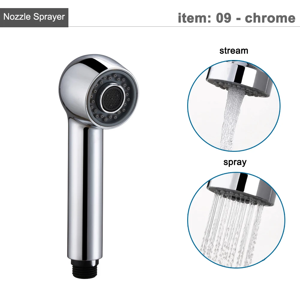 

G1/2 Классический кухонный смеситель, распылительная насадка для душа, выдвижная насадка для душа, смеситель для раковины в ванной, сменный аксессуар, носик