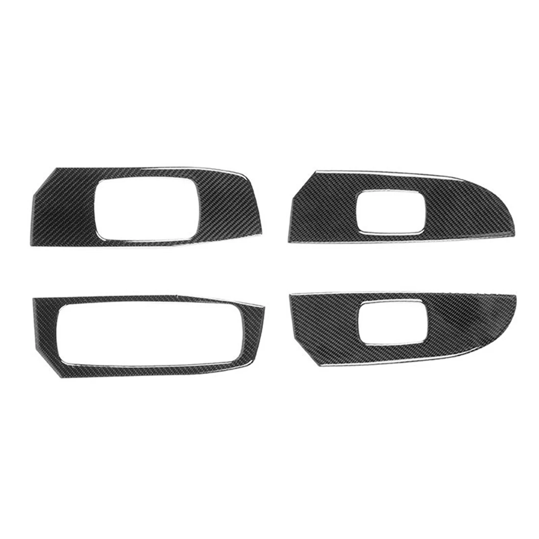

Car Window Lift Switch Button Panel Decoration Cover Stickers for Dodge RAM 2018-2022 Accessories, Carbon Fiber