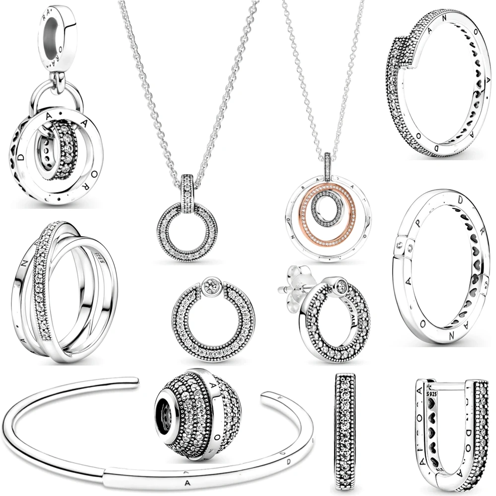 

Новый модный браслет подходит для оригинального Pandorae, серебро 925, женские шармы «сделай сам», бусины-бисеры ручной работы, женские браслеты, ...