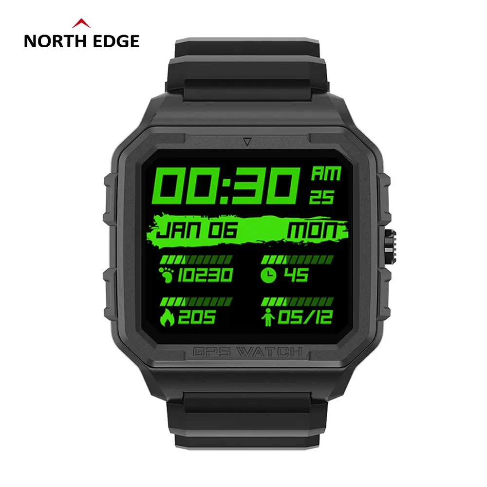 

Смарт-часы NORTH EDGE мужские спортивные с GPS, ГЛОНАСС, GALILEO Move