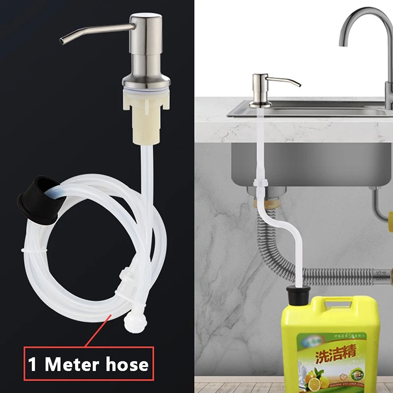 

Bottle Liquid Dispenser Liquid Soap Sink Dispenser Sink Soap Pressure Sink Pump Soap Stainless Steel Pumps Pumps Hand Kitchen