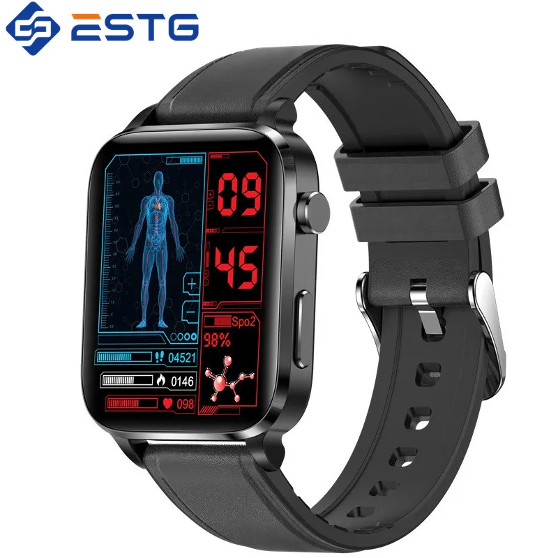 

Smart Watch 1.7inch Laser Treatment Body Temperature Accurate SPO2 BP 24H Heart Rate Health Monitoring Smartwatch