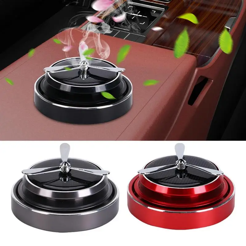 

Car Air Freshener Solar Energy Rotating Cologne Car Aromatherapy Diffuser Interior Decoration Accessories Diffuser For Car