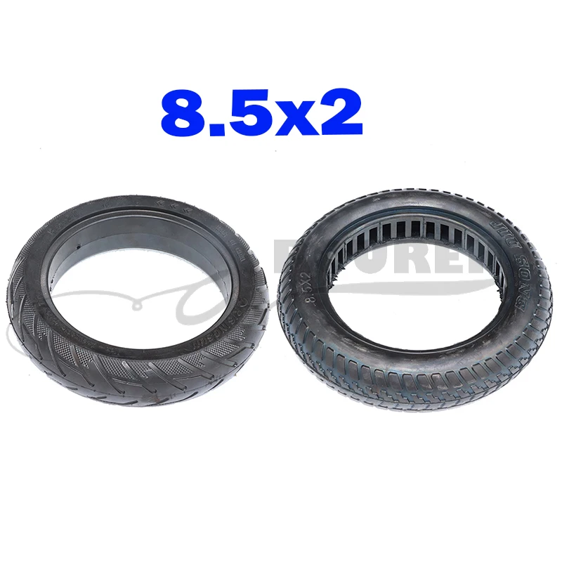 

For Xiaomi M365 Pro Skateboard Tyre 8 1/2x2 8.5 Inch Hollow Shock-absorbing and Skid-Proof 8.5x2 Solid Tire