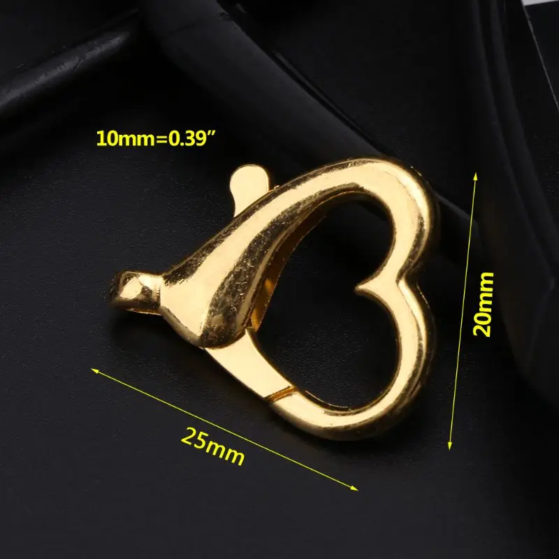 

652F Swivel Lobster Clasp Claw Snap Hooks DIY Crafts Keychain Purse Bag Making Craft