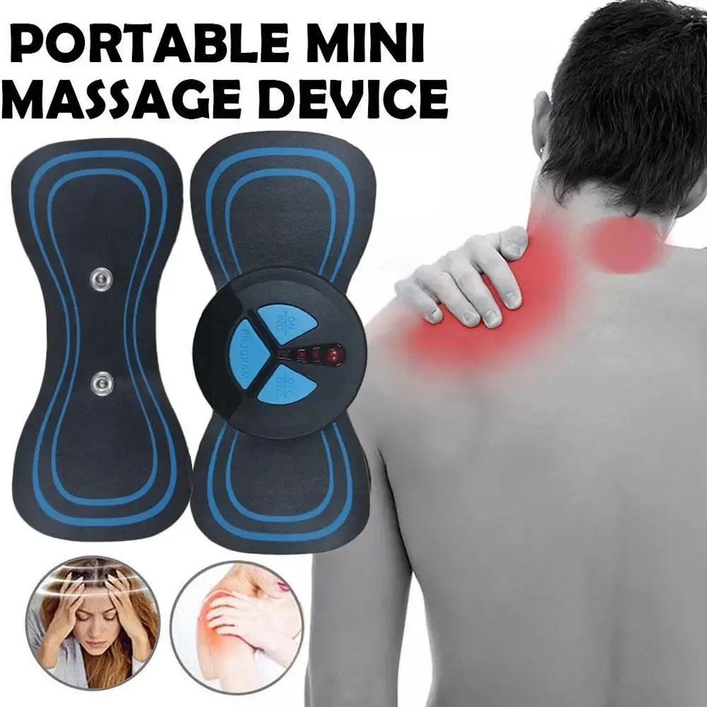 

Portable EMS Cervical Spine Massage Stickers Electric Relief Massage Pain Body Device Neck Stimulator Massager Relaxation B7Z3