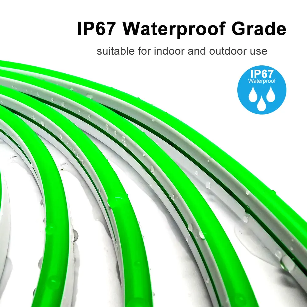 DC12V Neon Signs Flexible Led Tube Can Be Cut 2835 120LEDs/M Waterproof IP65 Silicone Strip Light Christmas For Holiday Party - купить по