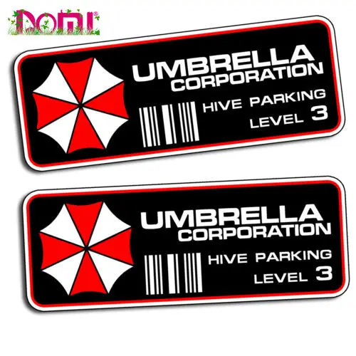 

Классический декор, наклейки на мотоцикл для Umbrella Corporation, наклейка, улей, уровень парковки 3, декоративные аксессуары, автомобильные наклейки, ПВХ