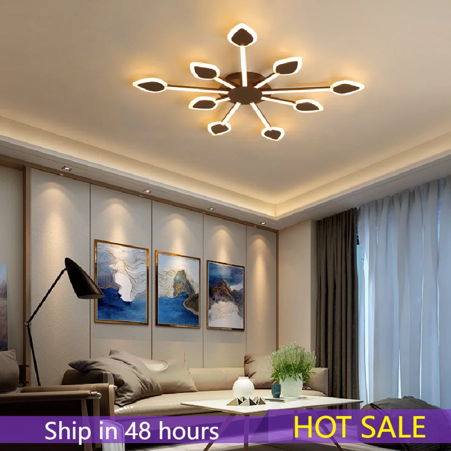 

Лампа в стиле лофт, скандинавский светильник для гостиной, домашнее потолочное освещение, потолочные лампы для детской спальни