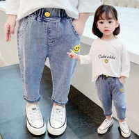 girl leggings kids baby%c2%a0long jean pants trousers 2022 cheap spring autumn toddler outwear cotton comfortable children clothing