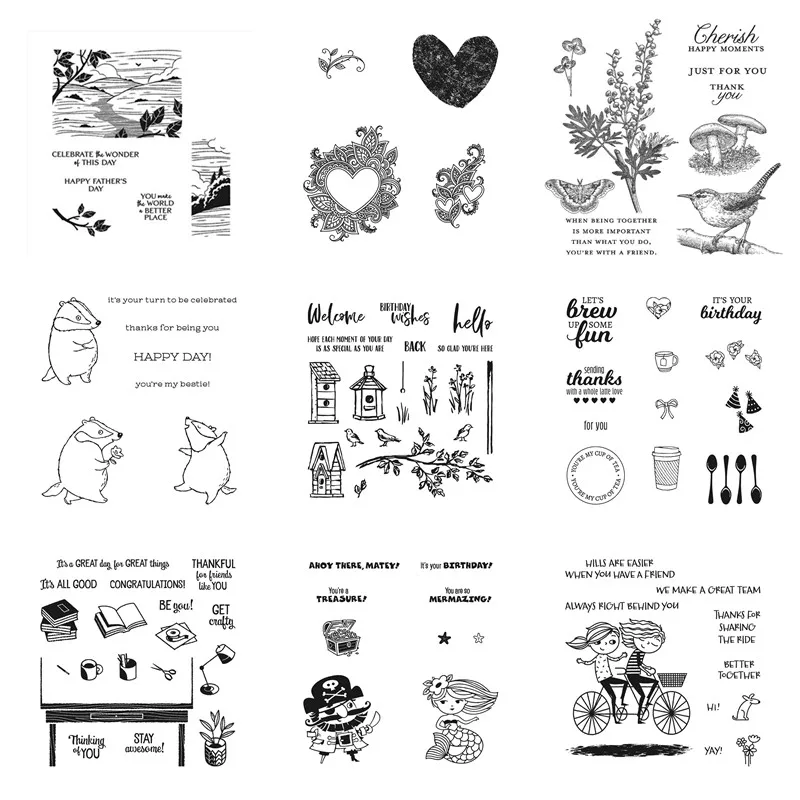 

2022 New Arrival Metal Cutting Dies Clear Stamps For DIY Scrapbooking Paper Crafts Handmade Greeting Card Album Decoration Arts