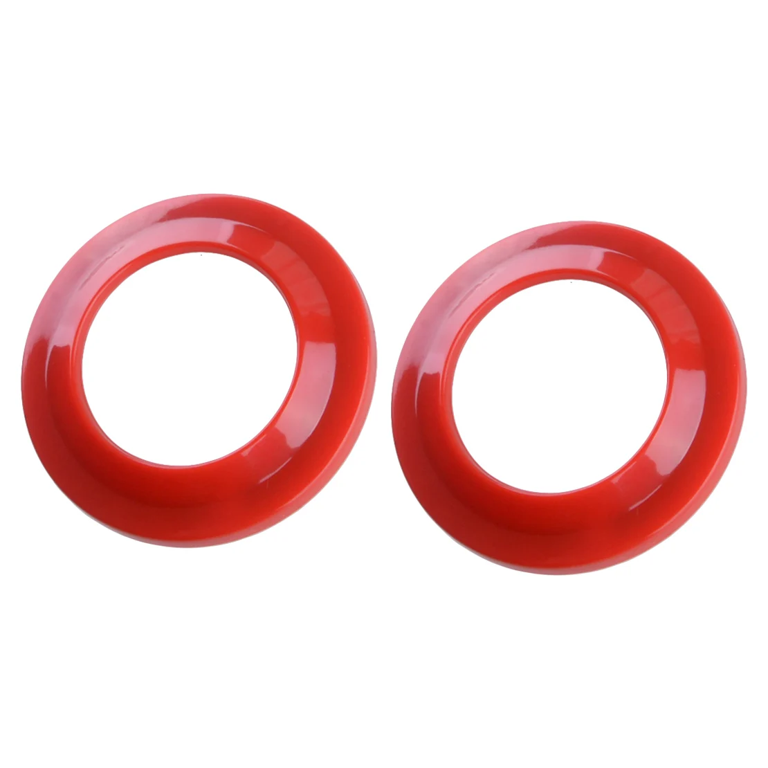 

2Pcs Red Car Inner A Pillar Sound Speaker Horn Ring Cover Trim Decor Fit for Jeep Wrangler JK 2008 2009 2010 2011 2012 2013 2014