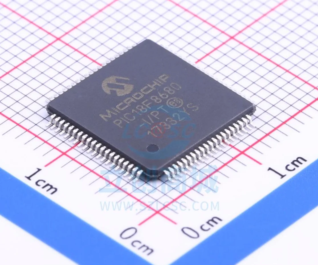 

100% New Original PIC18F8680-I/PT Package TQFP-80 New Original Genuine Microcontroller (MCU/MPU/SOC) IC Chi