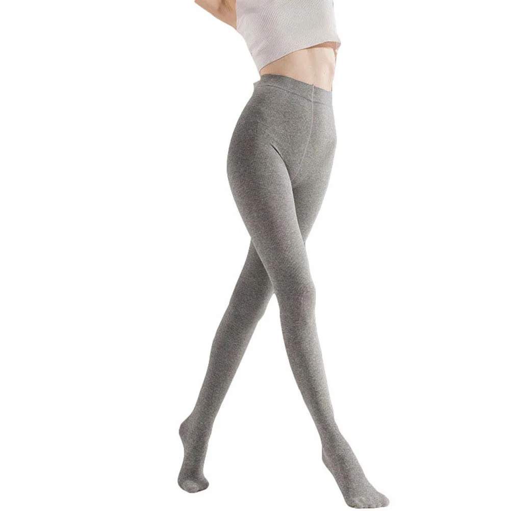 

Thin Combed Cotton Pressure Trousers Resist Pilling Lift Hips Pantyhose (Light Gray)