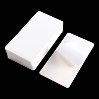 10pcs whitepinkpurple plastic nail art soft diy stamping plate holderbacking for 612cm9 514 5cm nail stamping plate