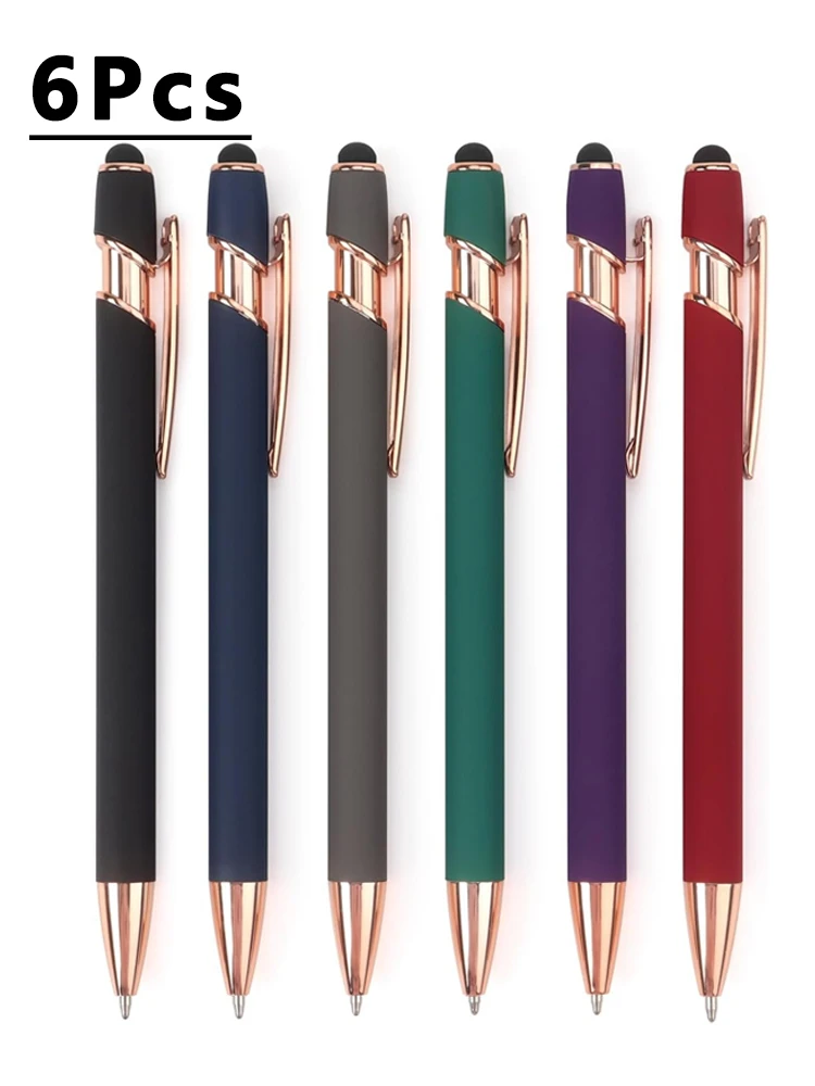 Шариковая ручка 2 в 1 Выдвижной Стилус с наконечником стилуса металлический