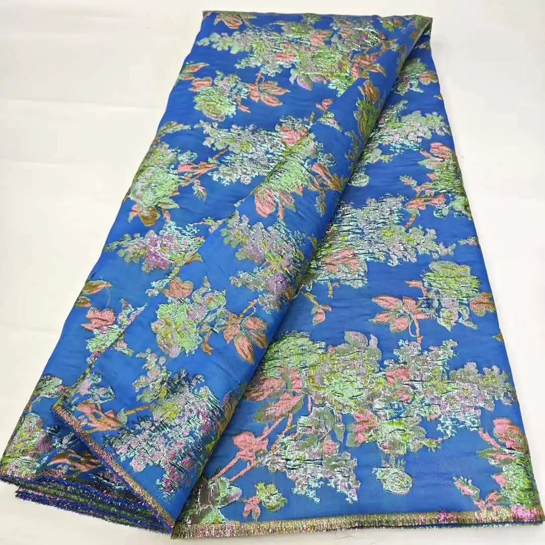 Новейшая африканская кружевная ткань 2024 Высококачественная жаккардовая