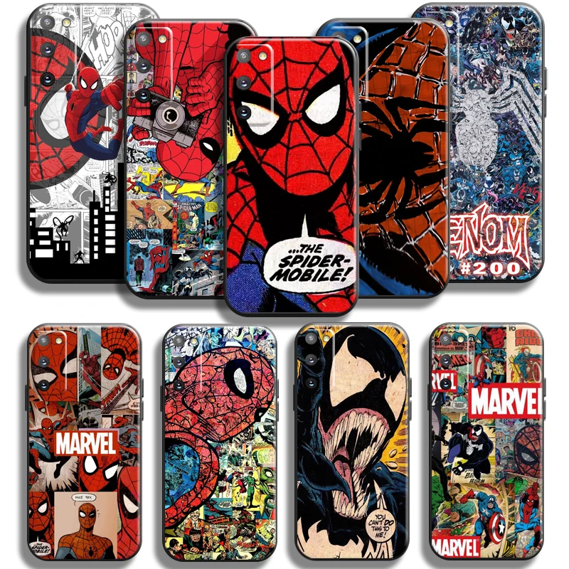 

Marvel Spiderman Venom For Samsung Galaxy S22 S21 S20 S10 10E S9 S8 Plus S22 S21 S20 Ultra FE 5G Phone Case Silicone Cover