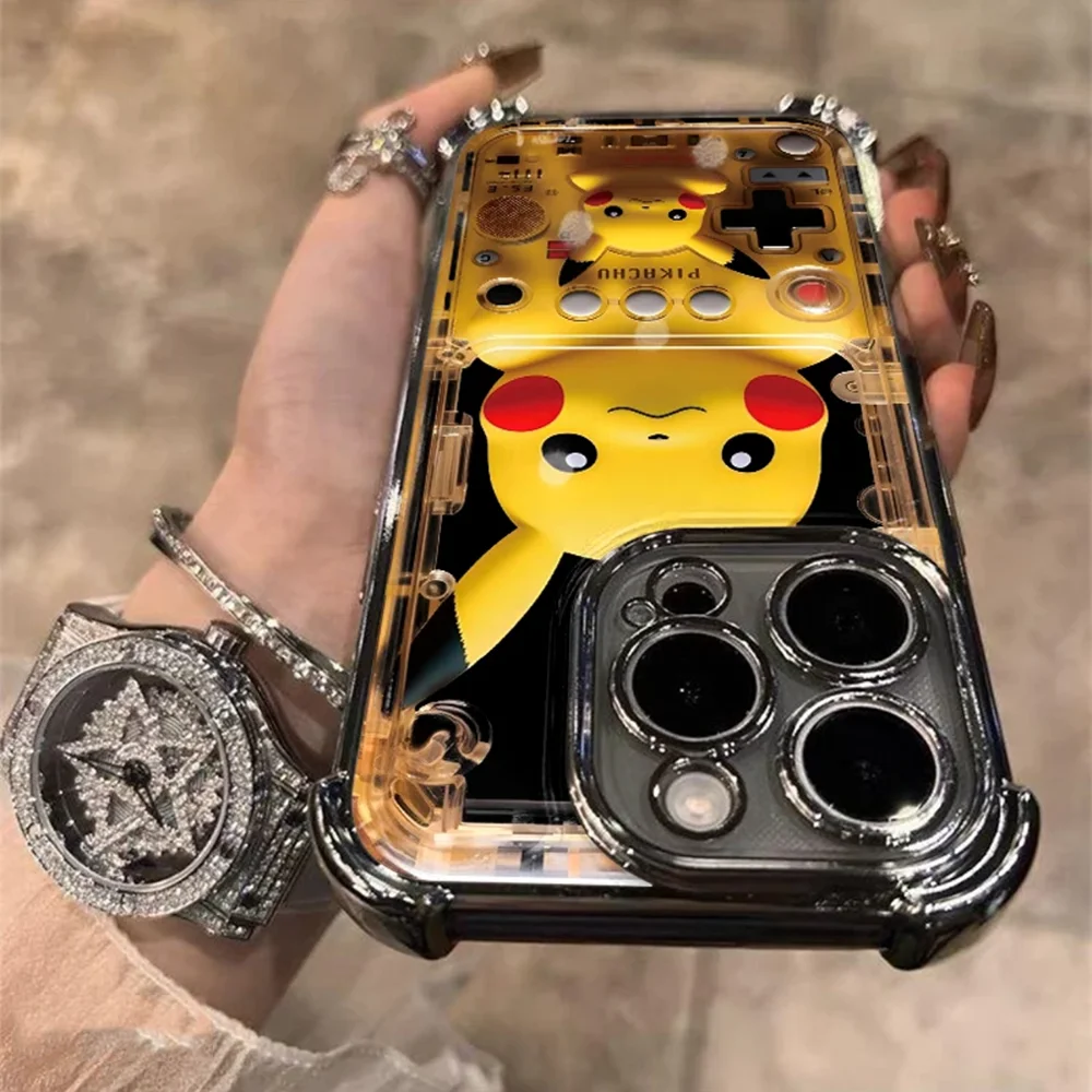 Чехол для телефона с покрытием Pokémon Pikachus Building Blocks Infinix Hot 40i 30i 10s Play Smart 9 8 7 Note 40 Spark