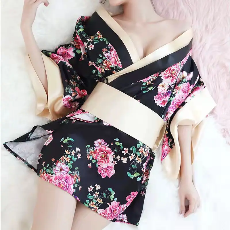 

Японское соблазнительное нижнее белье для зрелых женщин, кружевной соблазнительный халат, женское нижнее белье, боди, одежда для сна, эроти...