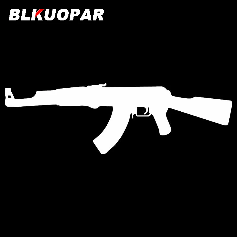 Автомобильная наклейка BLKUOPAR AK47 индивидуальная Солнцезащитная креативная