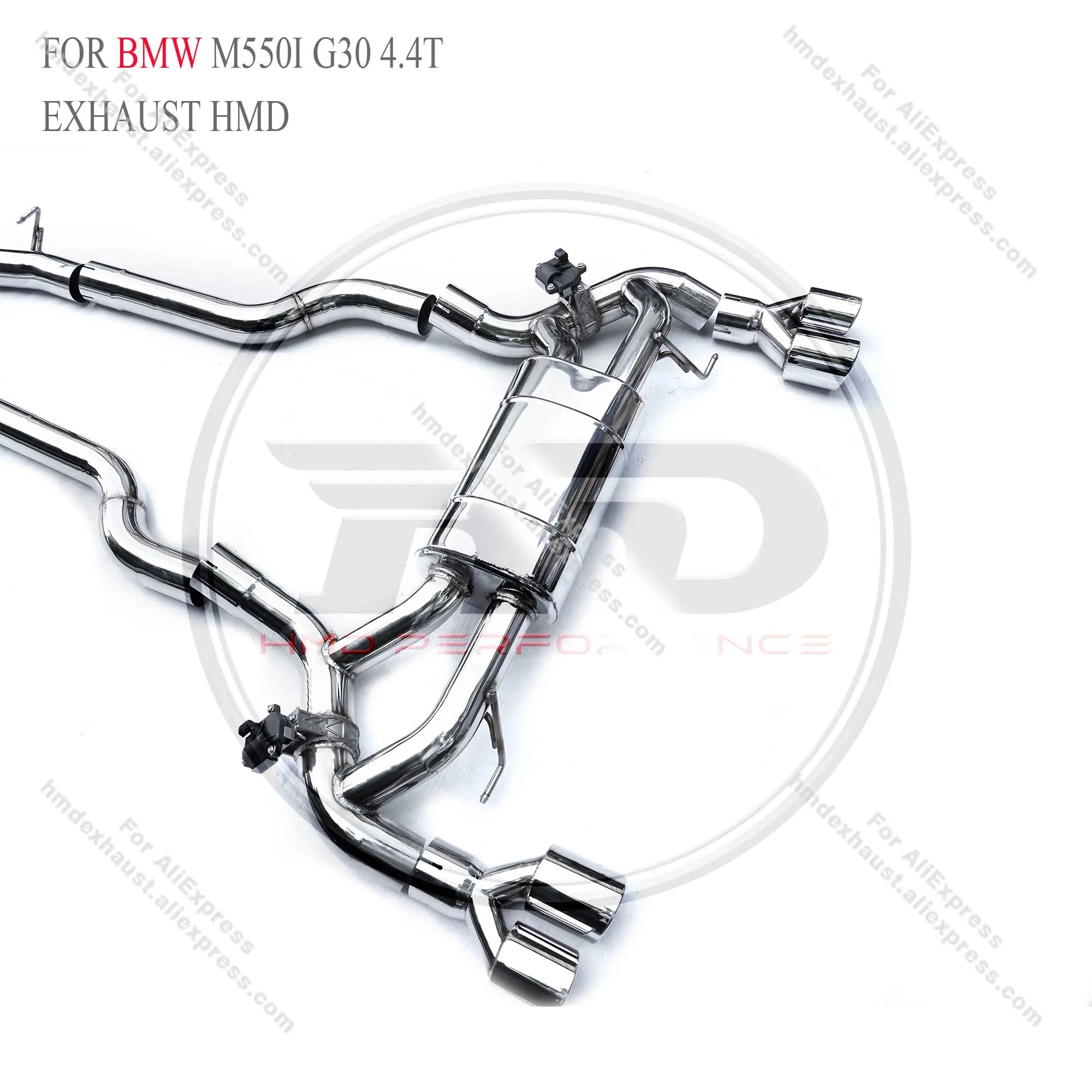 HMD Catback выхлопные системы для BMW M550i G30 4 T 2017-2022 гоночный автомобиль нержавеющая