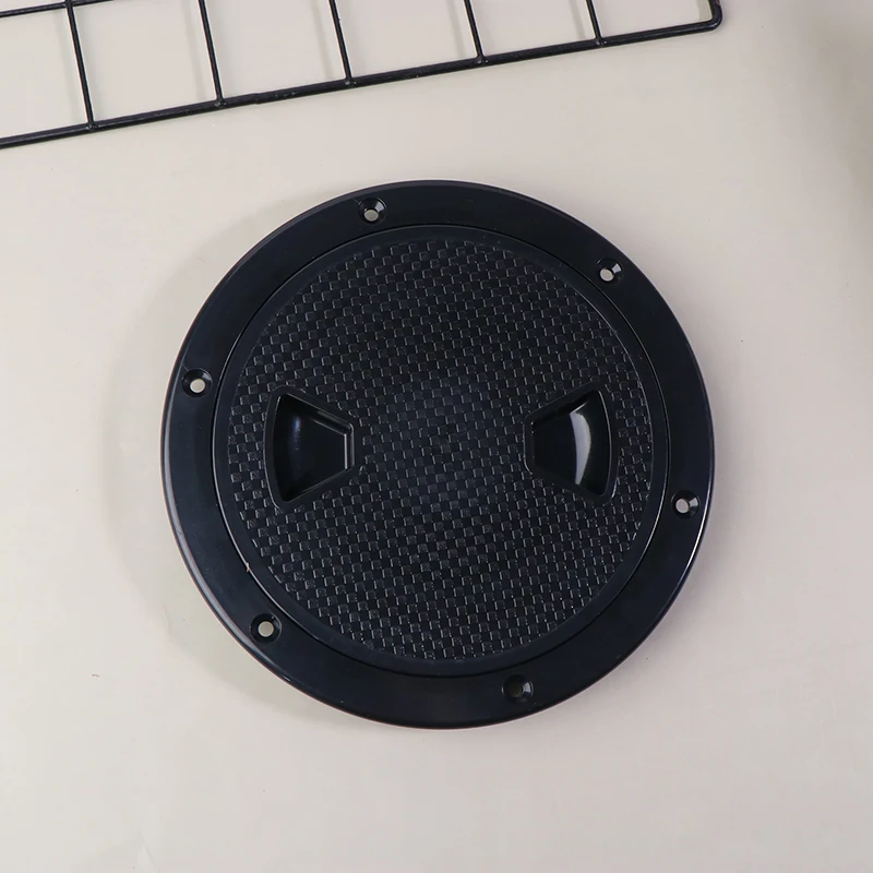 Белые Нескользящие Круглые Инспекционные Крышки — Размеры 4 Дюйма